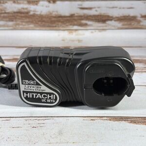 Genuine Hitachi UC18YG Ni-Cd Power Tool Battery Charger 7.2V-18V OEM Black